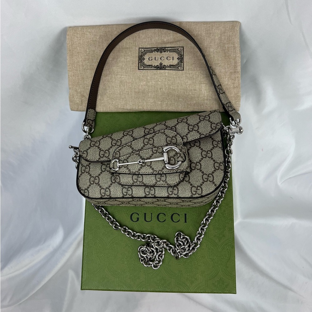 Gucci Horsebit 1955 Mini Shoulder Bag - Picture 13 of 16
